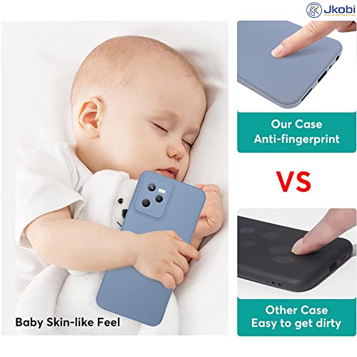 Image of Jkobi Back Cover Case for Realme 8 | Realme 8 Pro (Matte Finish Silicone with Inside Fiber Cloth)