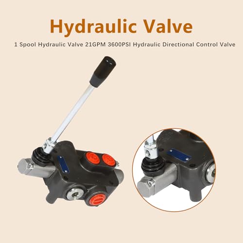 kimllier 1 Spool Hydraulic Valve 21GPM 3600PSI Hydraulic Directional Control Valve SAE Ports Double Acting Valve by kimllier - Image 5