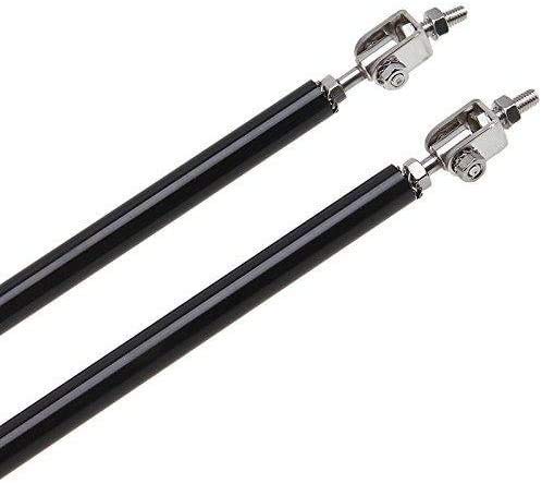 Image of AUTO MT Front Splitter Support Rods, Strut Rods for Cars Vehicles, 8''-11'' Automotive Replacement Bumper Lip Splitter Bars Fit Adjustable Universal (Black 8''-11'' Splitter STRUT Rod)