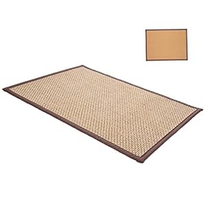 Floor Seat Cushion Japanese Sitting Cushion for Home Yoga Meditation Cushion Tatami Floor Mattress Car Seat Cooler Pad Tatami Floor Pillow Shower Mat Fine Bamboo Household Child