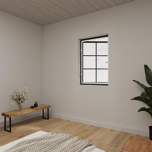 Cocoon Fliegengitter Fenster 85 x 105, Insektenschutz Alurahmen, Mückennetz Fenster - Weiß