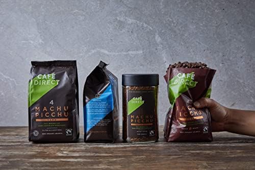 Cafédirect Fairtrade Organic Whole Bean Coffee Machu Picchu, 750 g