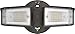 Lithonia Lighting HomeGuard 2-Light Outdoor Flood Lights, Dusk to Dawn Sensor, Adjustable Lumens, Selectable Color, Square Heads, Dark Bronze (HGX LED 2SH ALO SWW2 120 PE DDB)