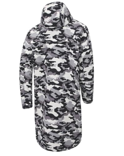 Image of NORDIC OUTLAND Rain Jacket Men,Waterproof Breathable Long Raincoat with Hood Mesh Lining,Windbreaker for outdoor activities