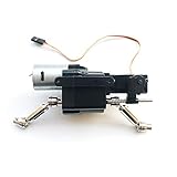 MaxMetal WPL RC Car Split Transfer Speed Gearbox 2 Speed Transmission with 370 Motor+Servo with Metal Drive Shaft for WPL B14 B24 B16 B36 C14 C24