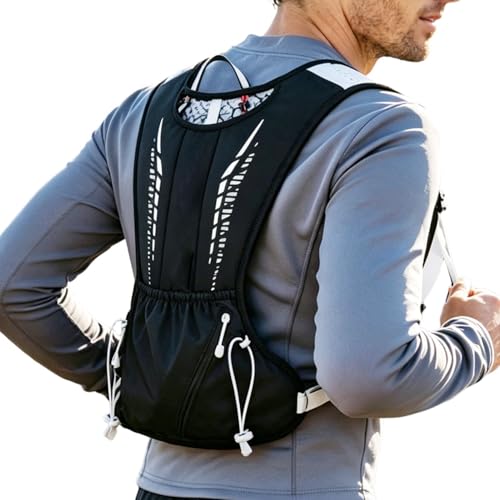 Chaleco para correr hombre con correa ajustable y material transpirable 6