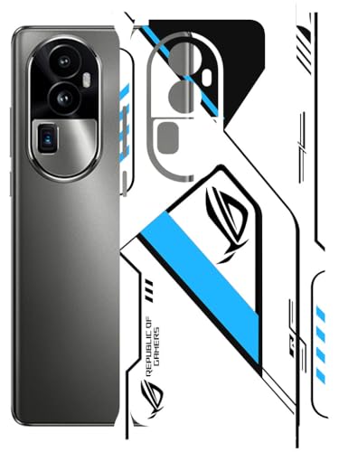 Image of AtOdds - Full Body Back Screen Guard Protector Film - Lamination Wrap Skin Sticker Compatible with Oppo Reno 10 PRO Plus | Scratchproof Matte Finish (RogBlue)
