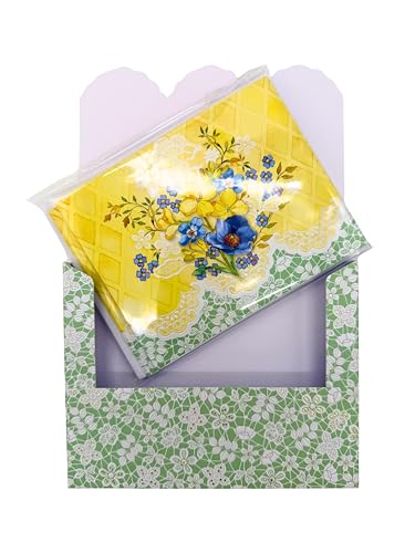 Image of Poster Foundry Sunny Bouquet Boxed Note Cards by Carol Wilson. 10 embossed 4x5 Die-Cut Notecards and Matching Envelopes in Decorative Gift Box with Magnetic Flap. NCP2389