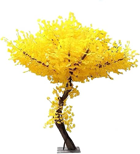 Image of LPLYAA Artificial Ginkgo Tree Artificial Flower Golden Big Tree Indoor and Outdoor Home Office Party Decoration