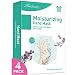 Mixbeauty Hand Mask for Dry Hands 4 Pack, Mixbeauty Moisturing Gloves, Moisturing and Repairing Damaged, Dry and Cracked Skin, Hand Spa Treatment for Soothing and Whitening Rough Skin
