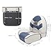 Sonew High Back Boat Seat, 400lb Load Bearing, Wear Memory Foam, Easy Installation, PVC Leather, Scratch, Water, Rustproof Stainless Steel, Angler, Driver, Captain, Yacht Seat