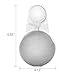 WALI Outlet Wall Mount for Google Home Mini Voice Assistant Hanger Holder Bracket Case Stand (GMM001-2), 2 Packs, White