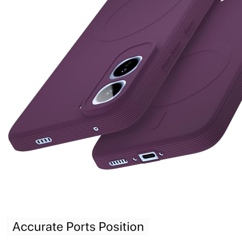 Image of Pikkme Back Cover for Vivo T5 Pro 5G Soft Matte Silicone Mag-Safe Design (Mag-Safe Not Support) Camera Protection | Slim Fit Bumper Cover (Purple)