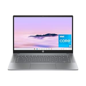 HP Chromebook Plus14 inch Laptop, Intel Core i3-N305, 8GB RAM, 128GB UFS, FHD Micro-Edge IPS (1920×1080), True Vision 1080p FHD Camera w/Privacy Shutter, Fast Charge, ChromeOS (14a-nf0006ca)