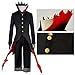 Dandadan Anime Cosplay Costume with Okarun Mask and Wig
