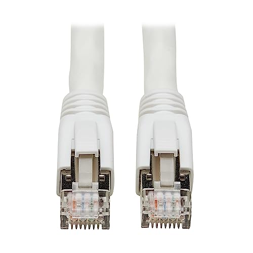 Câble Ethernet blindé Cat8 haute performance Tripp Lite 40G SSTP blanc