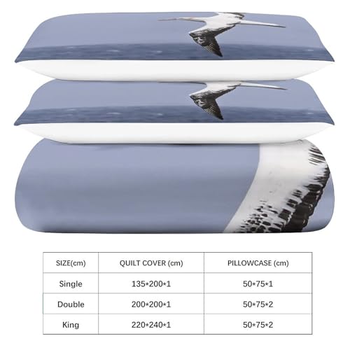 Housse de couette 3D imprimé microfibre douce fermeture éclair - 7
