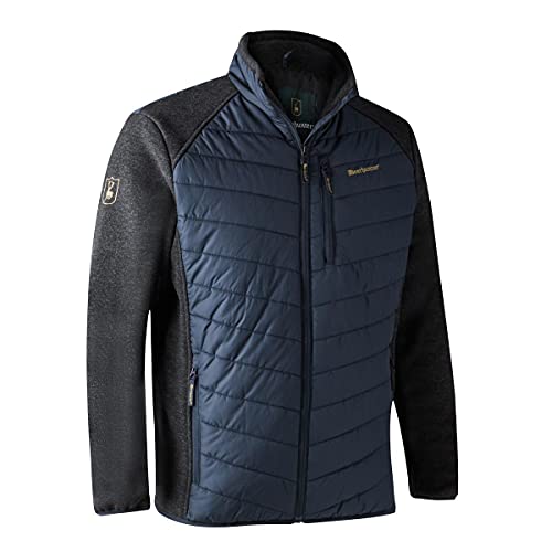 Deerhunter Moor-gepolsterte Jacke mit dunkelblauem Strick