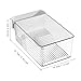 Bothyi Small Turtle Tank Turtle Aquarium Decorative Multi Use Terrapin Breeding Box Reptile Habitat for Crabs Crayfish, White