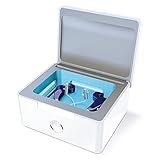 Estuche compacto y diseño HSTV Deshumidificador Electrico para Audifonos Coclear Electrónico Desinfectante De UV Desinfectante Deshumidificadores Maletín De Limpieza Y Caja De Secado