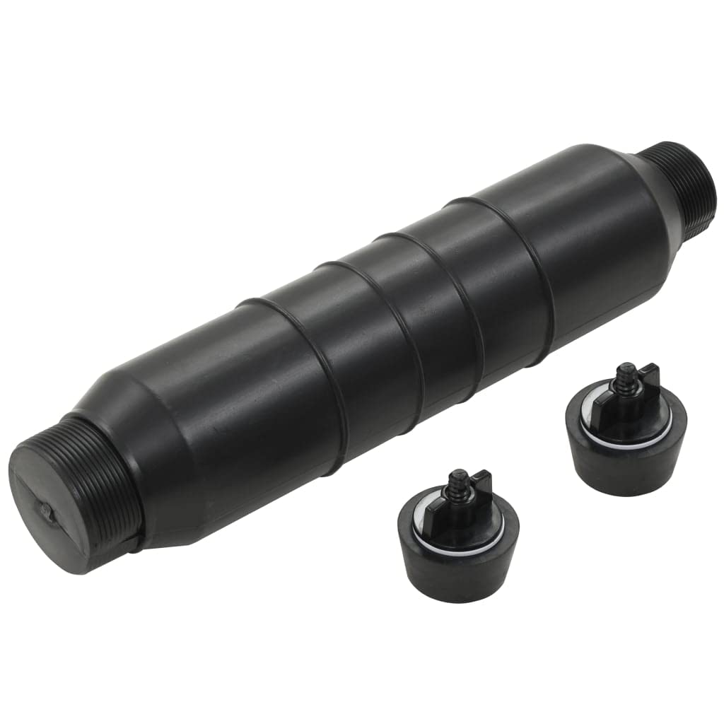 vidaXL Pool Winter Bottle - HDPE Skimmer Gizzmo with Plugs for Freeze Protection in Cold Seasons, 1.5” Threaded, Durable