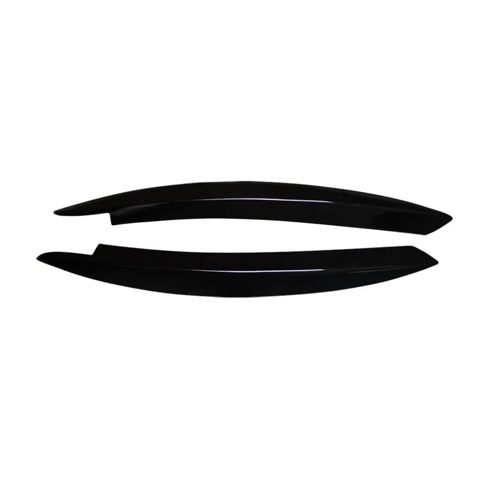 2Pcs Car Headlight Eyebrow Eyelids Stickers Trim Cover Compatible with Volkswagen VW Golf 6 VI MK6 GTI GTR GTD 2008-2013 Accessories(Gloss Blcak)