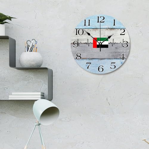 Horloge murale Émirats arabes unis cadeau vintage idéal ami