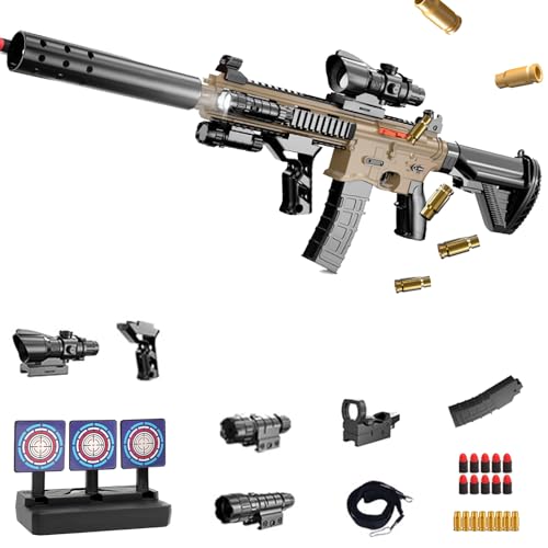 Spielzeug Pistole,Schaumstoff-Blaster,Soft Foam Bullet Blaster Toy,Schaumstoff-Blaster Toy Gun,Soft Foam Bullet Toy,Blaster Toy Gun,Sicherheitstraining oder Spiel,für 14+