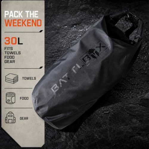 Mochila Bolsa Seca Impermeable BATTLBOX 30L, con cierre Roll Top, flotante miniatura 5