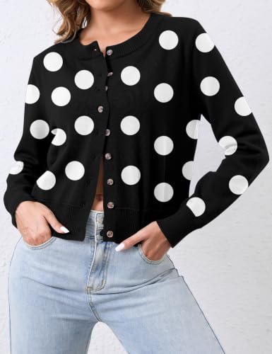 Image of Ziesexy Womens 2026 Leopard Cardigan Cropped Button Up Sweater