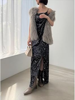 Amazon.co.jp: [スナイデル] ベロアプリントキャミワンピ SWFO234104  