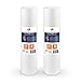 Price comparison product image Aquaboon Whole House Water Filter Cartridge Replacement - 5 Micron Water Filter 20 x 4.5 Inch - Sediment Filter Polypropylene Compatible with Pentek DGD-5005-20, 155358-43, iSpring FP25B, 2 Pack