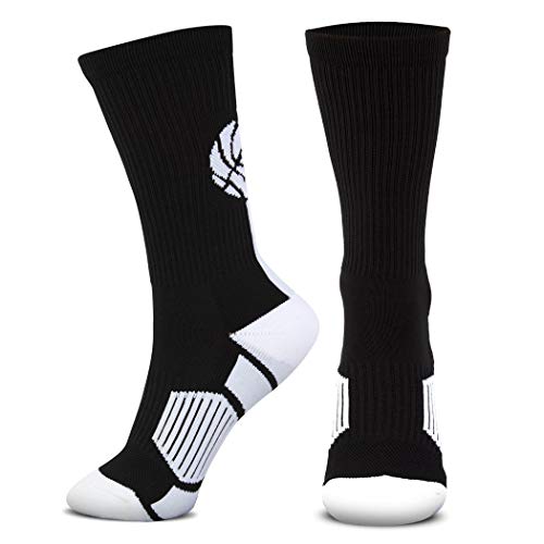 ChalkTalkSPORTS Elite Basketball Socks | Performance Mid Calf Socks with Ball | Youth & Adult | Men & Women | Multiple Colors2