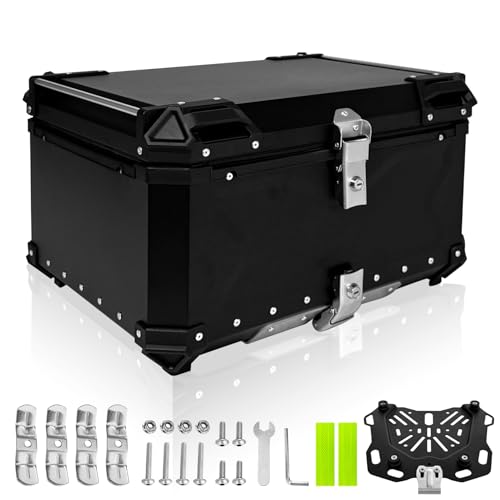 Motorcycle 85L Aluminum Waterproof Top Case with Lock