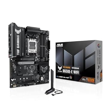 ASUS TUF GAMING B650-PLUS WIFI Scheda Madre Gaming ATX, AM5, Ryzen 9000, 8000, 7000, AMD B650, DDR5, 4xPCI 4.0, WiFi 6 (802.11ax), 2.5Gb Lan, 3xM.2, 4xSATA 6GB/s, Aura Sync RGB, Nero