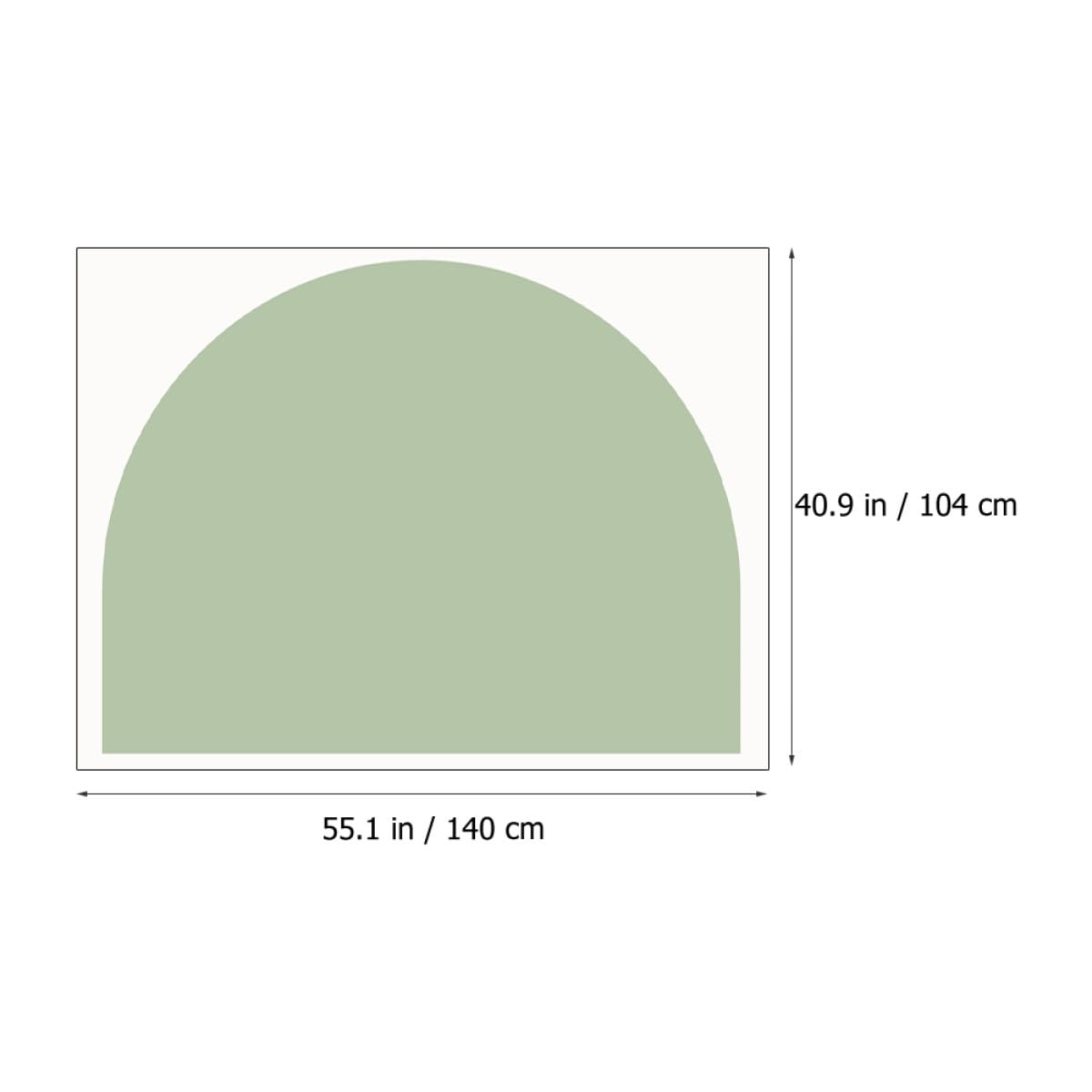 Calcomanía de Pared Moderna PVC Adhesiva para Salón Hogar