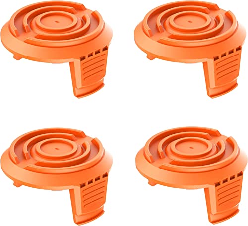 SopimusZ 4 Pcs Trimmer Spool Cover WA0004 WA0010 WA6531 Strimmer Spool Cover Replacement Compatible with WORX Grass Trimmer Spool Caps WG150E WG154E WG155E WG157E WG160E WG163E WG169E WG170 Series - Image 4