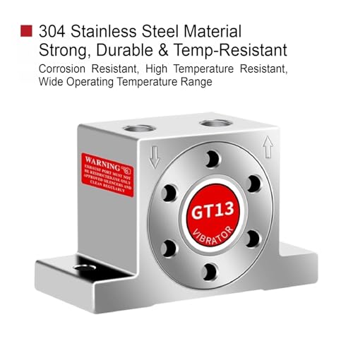 image for YCCMSM13 GT4 GT6 GT8 GT10 Stainless Steel Pneumatic Vibrator Air Oscil