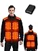 FrostVoyage Beheizbare Jacke Herren mit Powerbank...