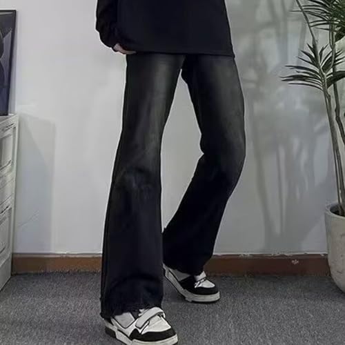 Jeans for Men Vintage Hip Hop Fashion Slim Fit Denim Pants Stretch Casual Streetwear Jean Trousers4