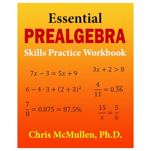 Essential Prealgebra Skills Practice Workbook