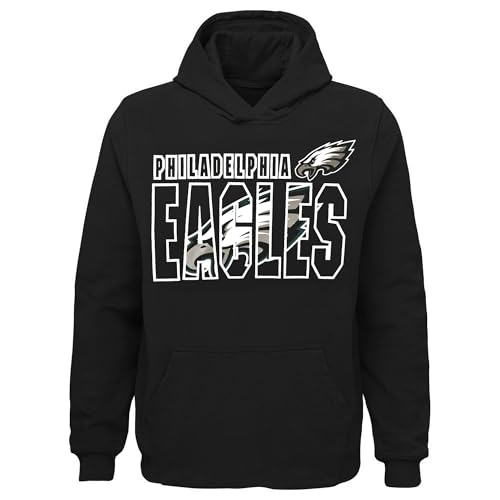 Sudadera Philadelphia Eagles para niños ajustable con capucha de alto rendimiento Touchdown