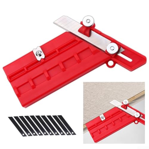 Woodworker's Choice - Chaflán en V de 45 grados para un acabado limpio de bordes de yeso (b)