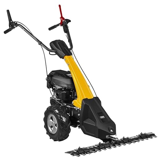 TEXAS Profi Benzin Balkenmäher CB8750 196ccm Wiesenmäher Hochgrasmäher Rasenmäher mit Antrieb Radantrieb | 5,7PS | 4200Watt | Schnittbreite 870mm | 4-Takt-Motor | für gewerbliche Nutzung geeignet