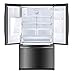 Winia WRFS26SUJE 25.5 Cu. Ft. French Door Dispenser Refrigerator With a Dual Ice Maker - Black Stainless Steel