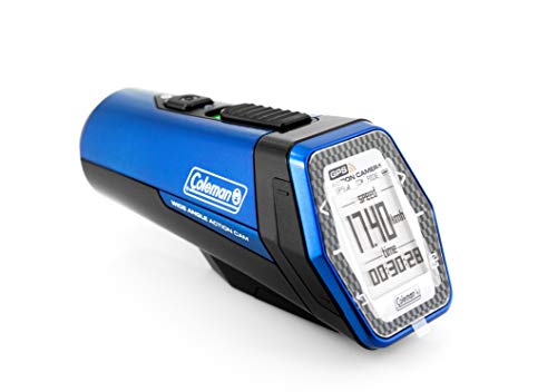 Image of Coleman CX9WP-BL AktivSport Coleman 1080p HD Action Sports Camera with GPS, 1-Inch OLED and Health Stats (Blue)