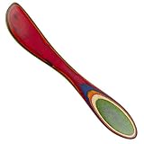 Totally Bamboo Baltique Marrakesh Collection Cheese Spreader Knife in Colored Birch Wood