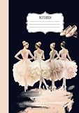 Unique Ballerina Notebook: Wide Ruled Lined Paper Notebook for Ballet Dancers | Aesthetic Journal for Students and Adults | Lovely Ballet-Themed Gift Idea |110 Pages | 7 x 10 Inch Size -  Independently published