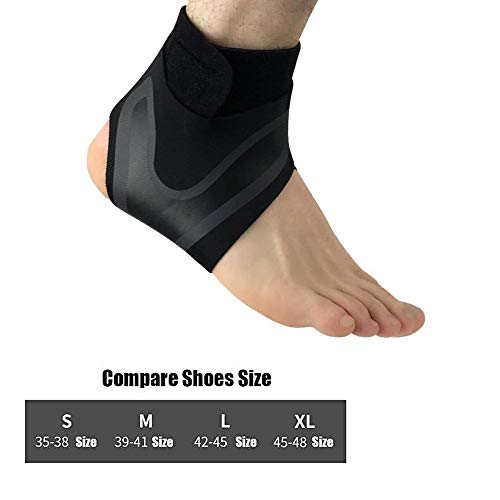 Tornozelo, Andoer Atacado Sports Tornozelo Compressão Compressão Anti-entorse Meias Ankle Socks Outd