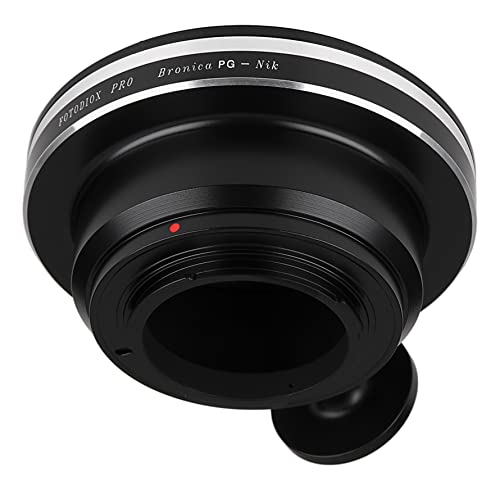 Image of Fotodiox Pro Lens Mount Adapter, Bronica PG Lens to Nikon DSLR Camera Such as D7200, D5000, D3000 & D300S